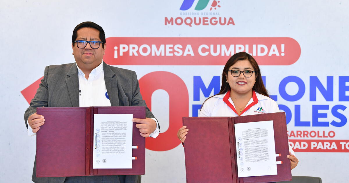 MEF Gobierno regional de Moquegua recibirá adelanto de canon por S 100