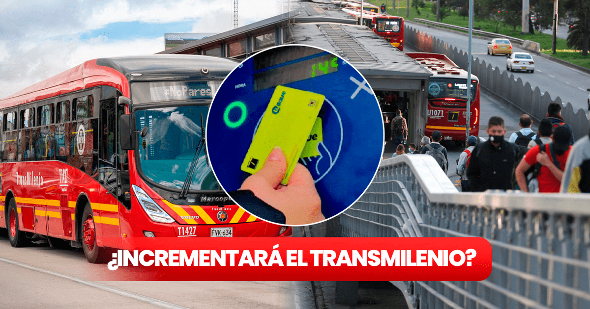 Cuánto aumentará el pasaje del Transmilenio en 2024 Esto es lo que