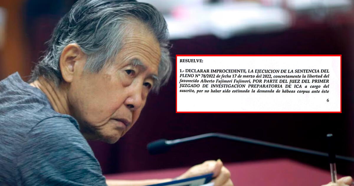 Alberto Fujimori Continuar En Prisi N Por Qu Motivos Se Declar