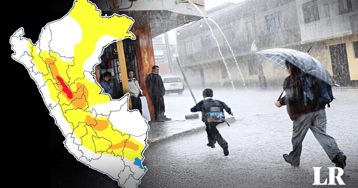 Lluvias en Perú Senamhi anuncia precipitaciones intensas este 25 y 26