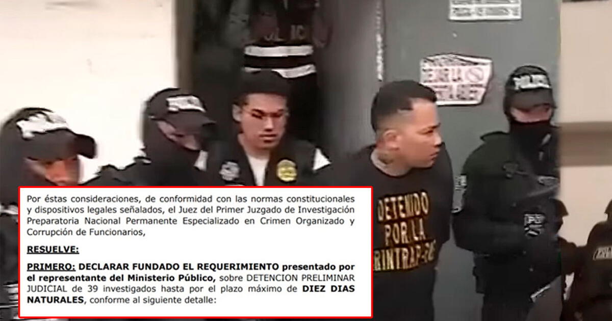 Los Hijos de Dios ordenan 10 días de detención preliminar para 39