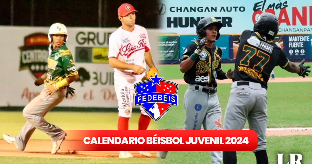 Béisbol Juvenil 2024 calendario y programación de la Liga de Béisbol