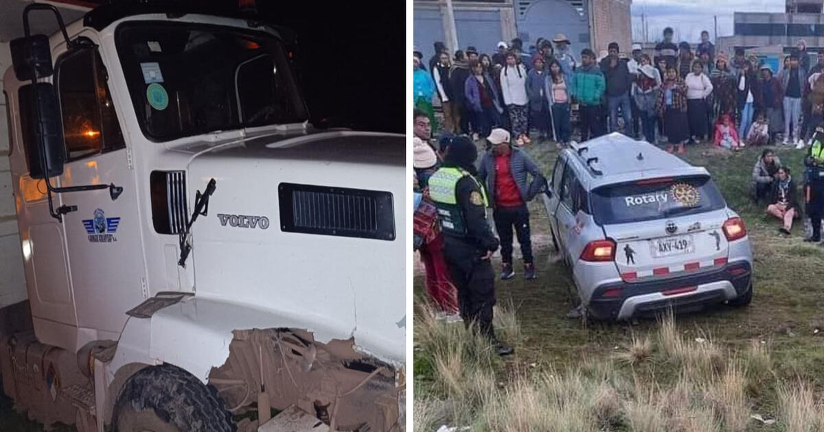 Puno Padre De Familia Muere Tras Choque Entre Camioneta Y Volquete En