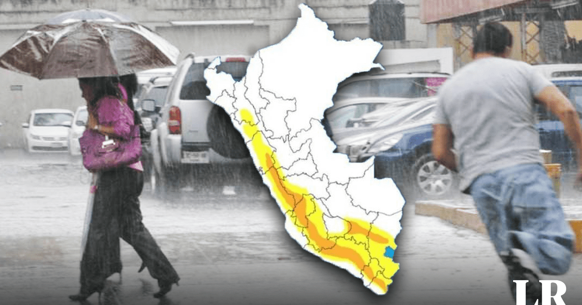 Lluvias en Perú hoy Senamhi advierte de fuertes lluvias en Perú hasta