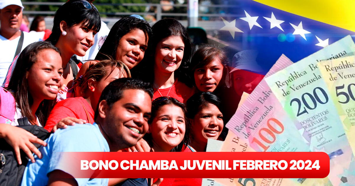 Bono Chamba Juvenil febrero 2024 regístrate en 4 pasos y recibe el