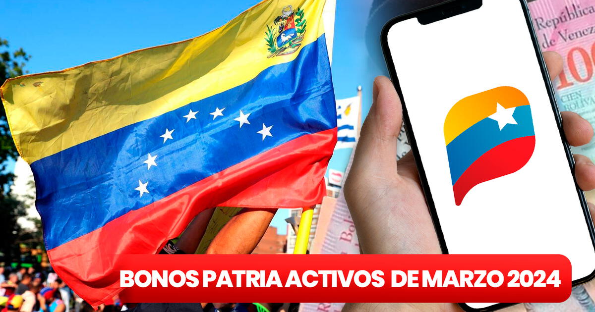 BONOS ACTIVOS De La Patria 4 De Marzo 2024 MONTO ACTUALIZADO Fecha