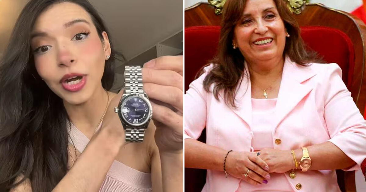 Dina Boluarte Rolex Tiktoker Resalta Que Caso Rolex De La Presidenta