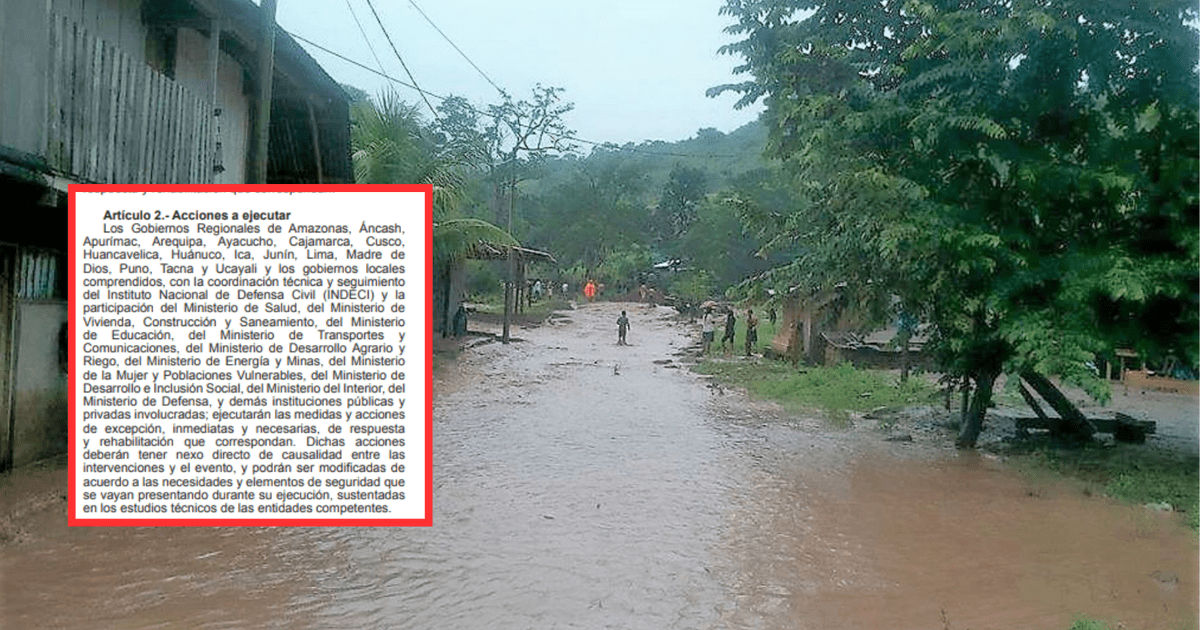 Declaran En Emergencia A Regiones Por Fuertes Lluvias Cu Les Son