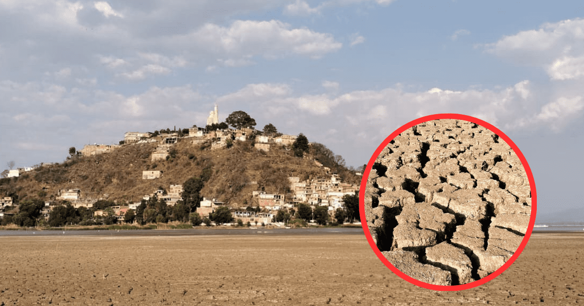 Lago de Pátzcuaro en México se seca y video muestra cómo luce tras la