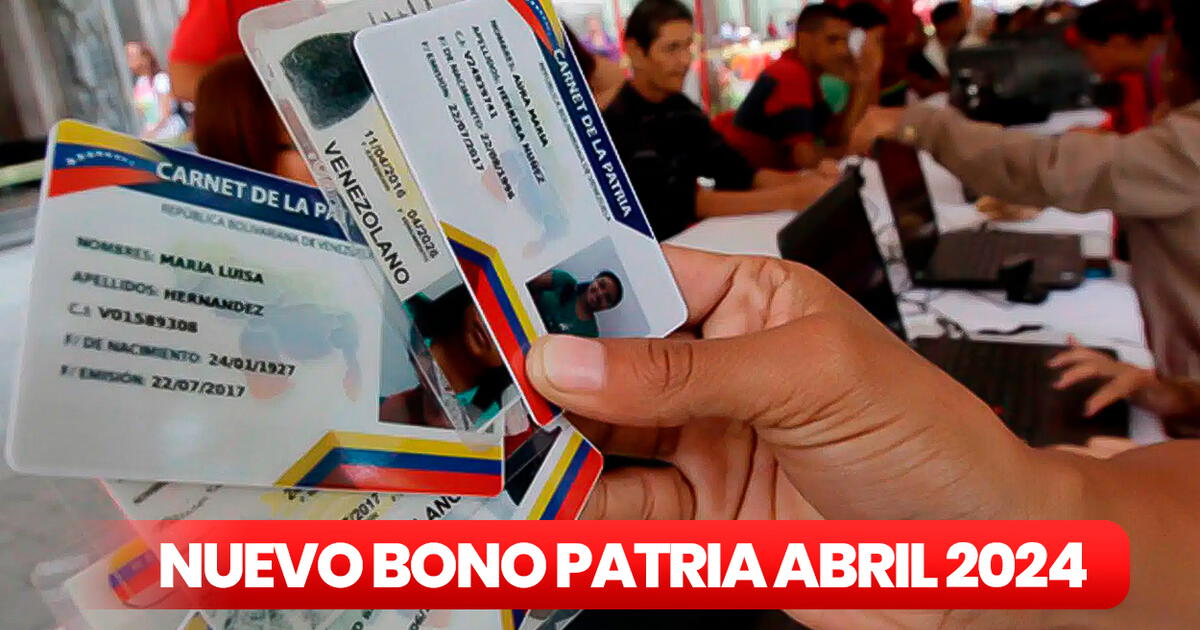 Nuevo Bono Patria De Bol Vares Hoy Consulta Con Tu C Dula Y