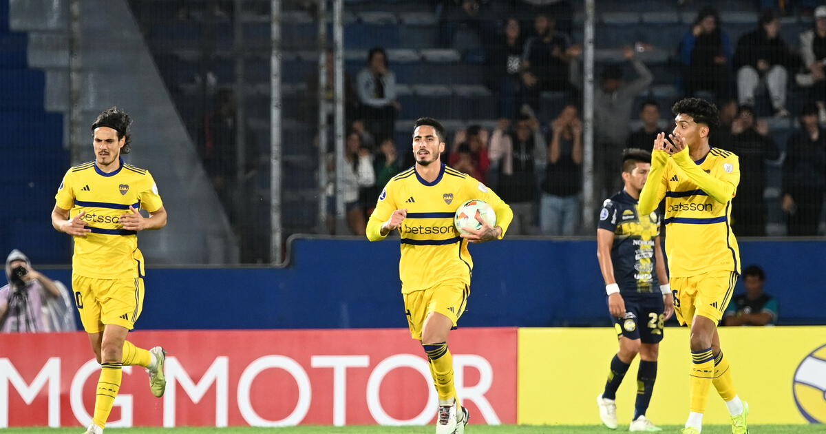 Con golazo de Cavani Boca Juniors ganó 2 1 a Sportivo Trinidense por