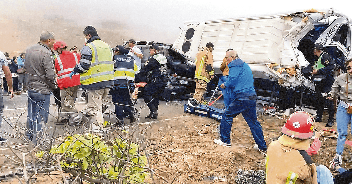 Pasamayo Choque M Ltiple Deja Muertos Y Heridos Accidente