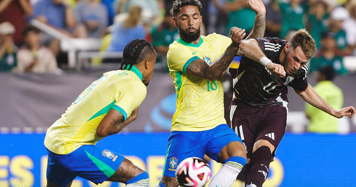 Cuánto quedó México vs Brasil 2 3 con gol de Julián Quiñones Endrick