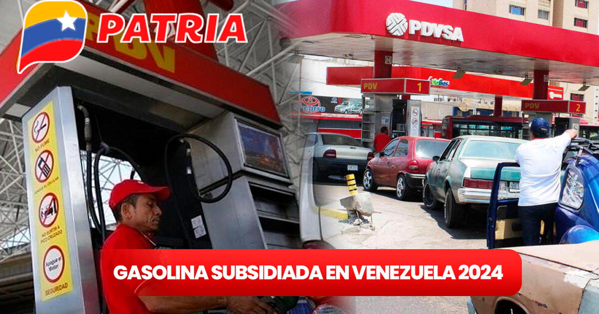 Gasolina Subsidiada Venezuela 2024 CRONOGRAMA OFICIAL Para Surtir Tu