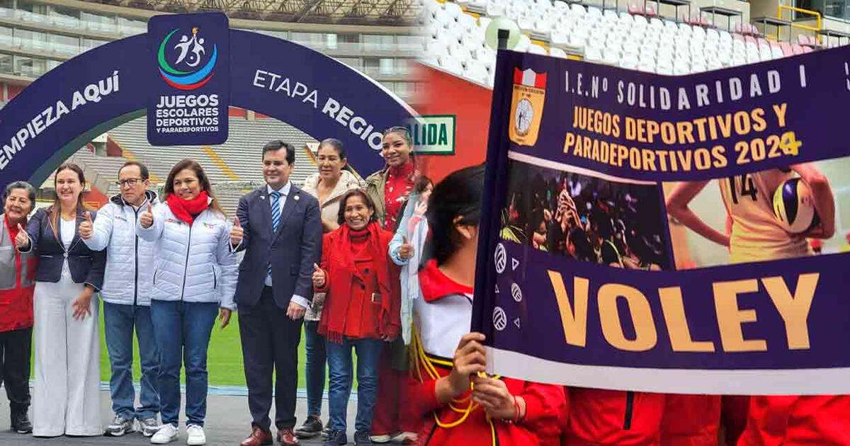 Minedu Inauguran Los Juegos Escolares Deportivos Y Paradeportivos