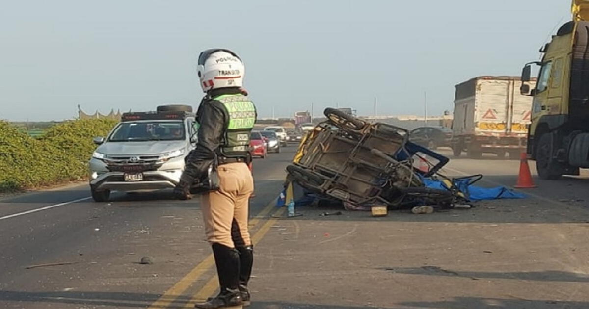 Accidente En Trujillo Fallecidos Por Choque De Tr Iler Y Mototaxi En