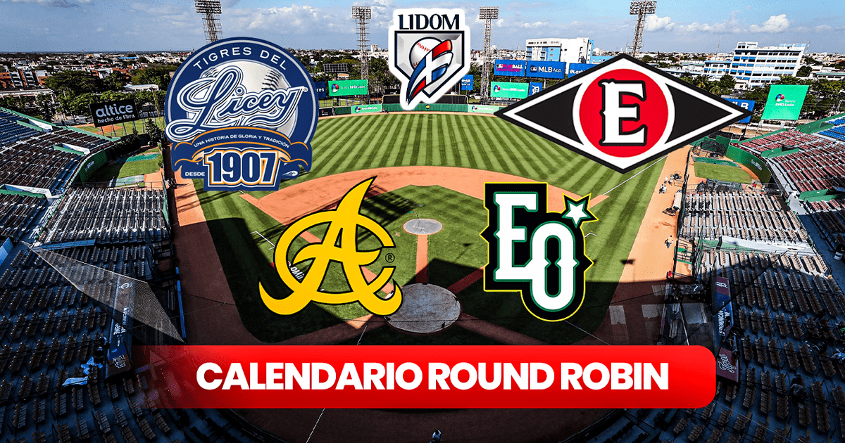 Calendario De Lidom Round Robin Cu Ntos Juegos Son En La Pelota