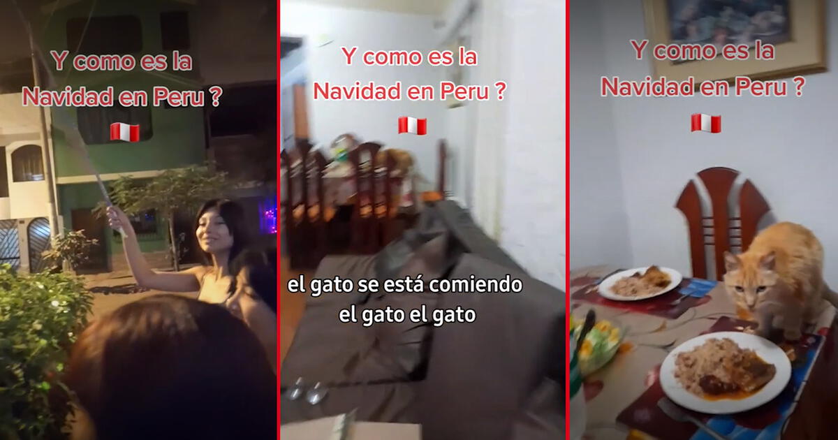 Video Viral TikTok Familia Peruana Celebra La Navidad Viendo Los