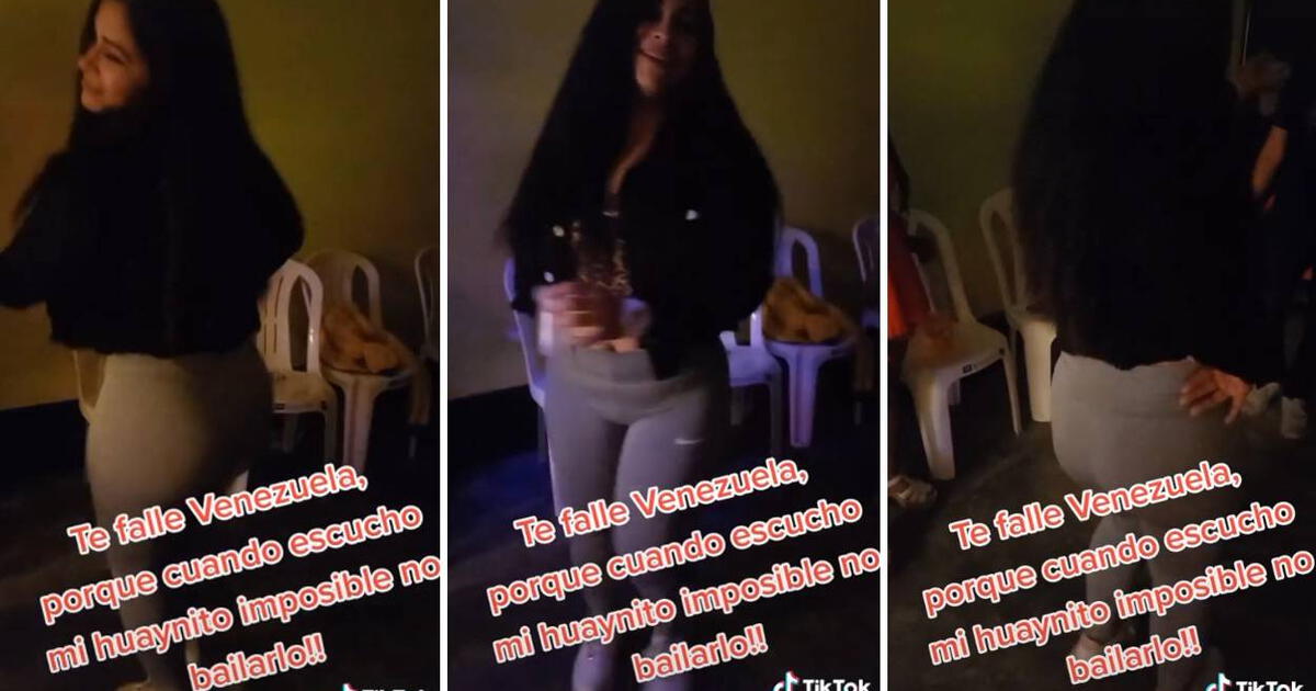 Tiktok Viral Venezolana No Se Puede Resistir Al Huayno Y Deja Sus