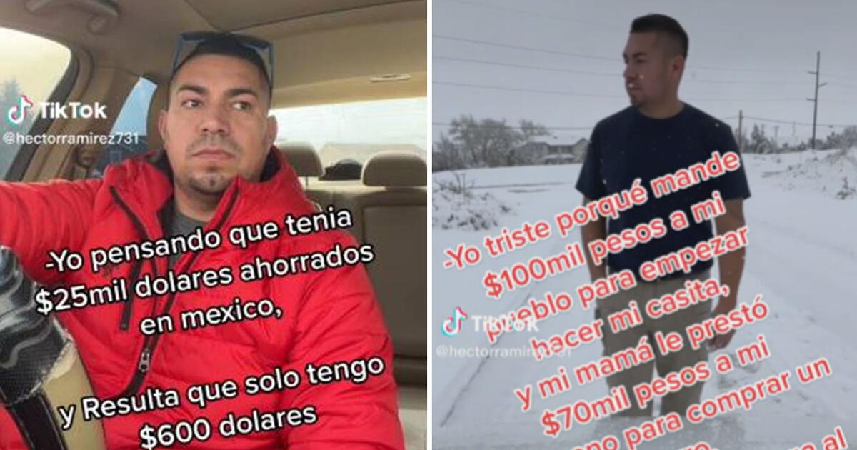 Tiktok Viral Migrante Manda Dinero A Su Mam Para Construir Su Casa