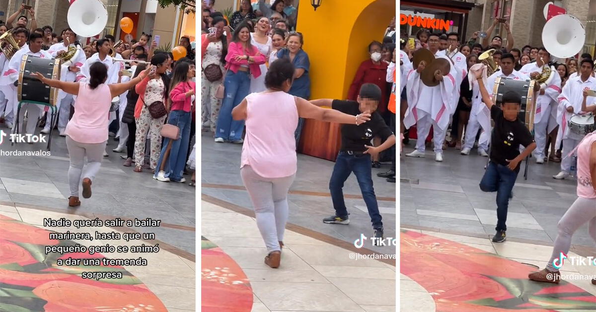 Tiktok Viral Video Ni O Conmueve Al Acompa Ar A Mujer A Bailar