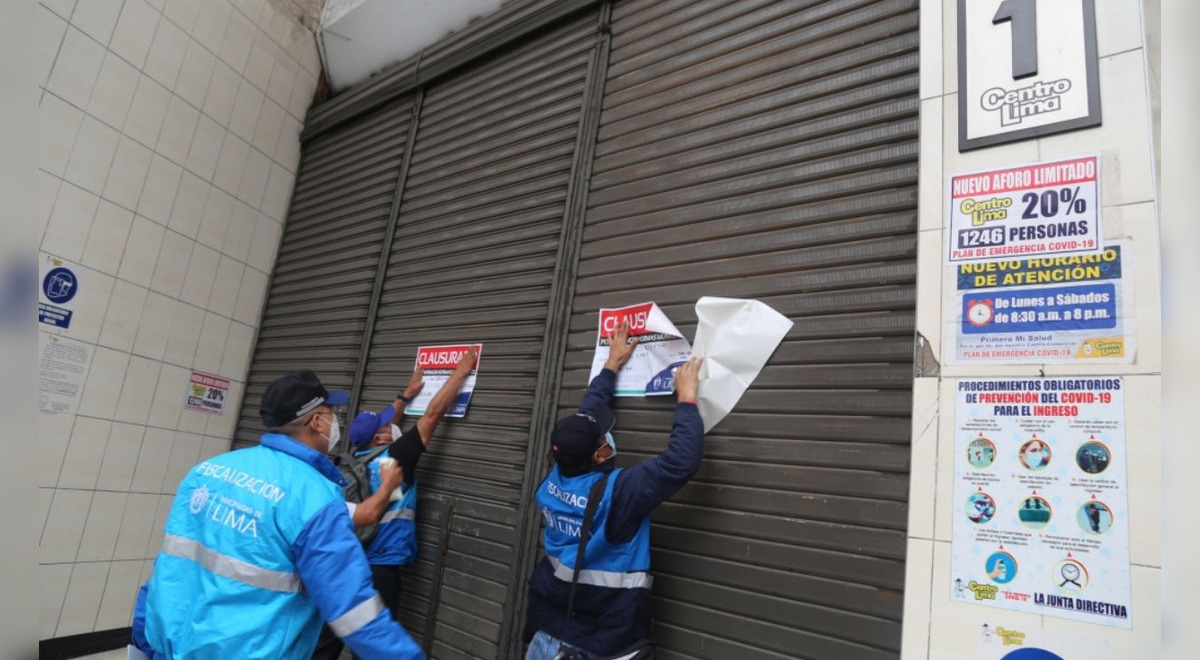 Cercado De Lima Clausuran Galer A Por No Cumplir Con Medidas De