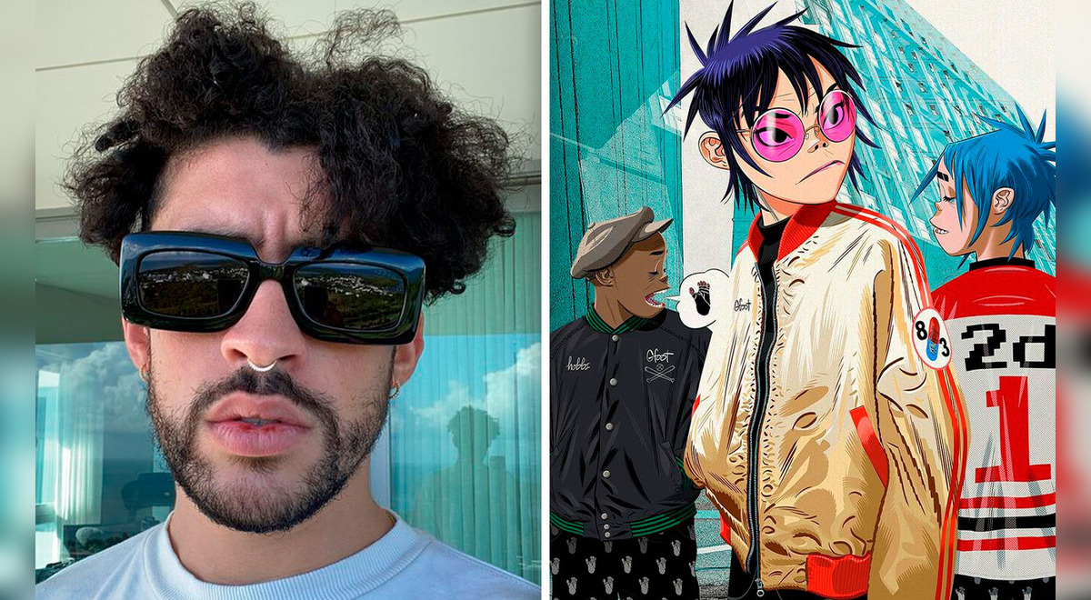 Gorillaz confirma colaboración con Bad Bunny Es talentoso y no