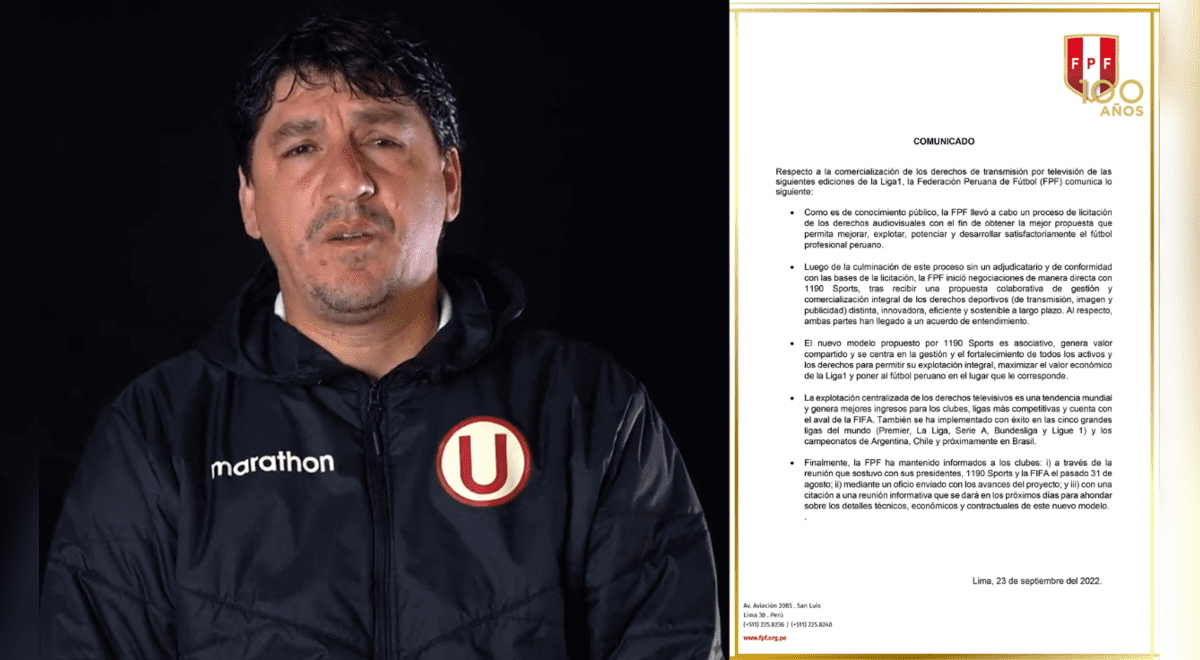 Universitario Jean Ferrari expresó la postura de los cremas respecto a