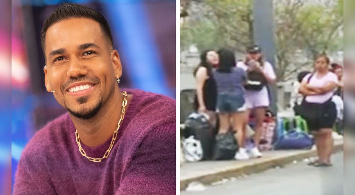 Romeo Santos En Lima Per Fans Hacen Largas Colas Fuera Del