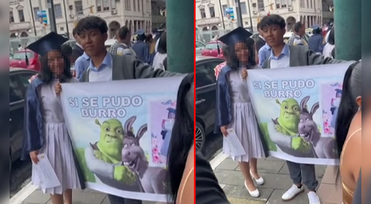 Video viral TikTok Joven se gradúa y su hermano le lleva