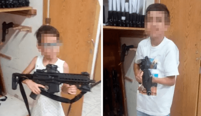 Argentina Funcionario Comparte Fotos De Sus Hijos Portando Armas Y Es