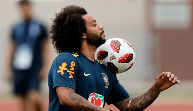 Brasil vs Bélgica el lateral Marcelo vuelve al equipo titular tras