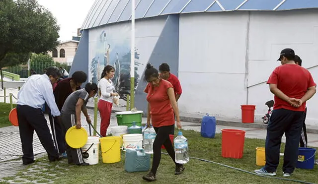 Cortarán agua potable a 60 de arequipeños undefined La República