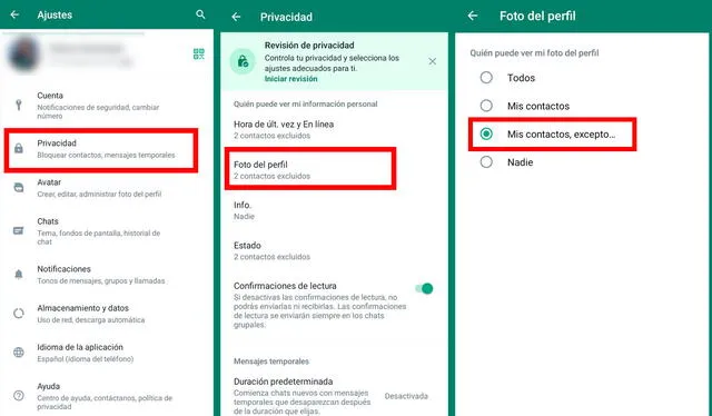 Whatsapp C Mo Ocultar Tu Foto De Perfil A Un Contacto En Espec Fico