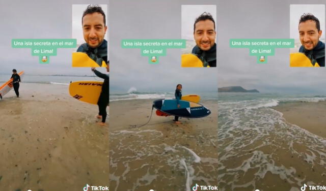 TikTok Viral El Camotal Surfistas Van A Isla Secreta Del Callao Y