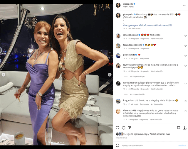 Magaly Medina Se Luci Magaly Medina Imita A Antonela Roccuzzo Y Recrea Baile Viral Lionel