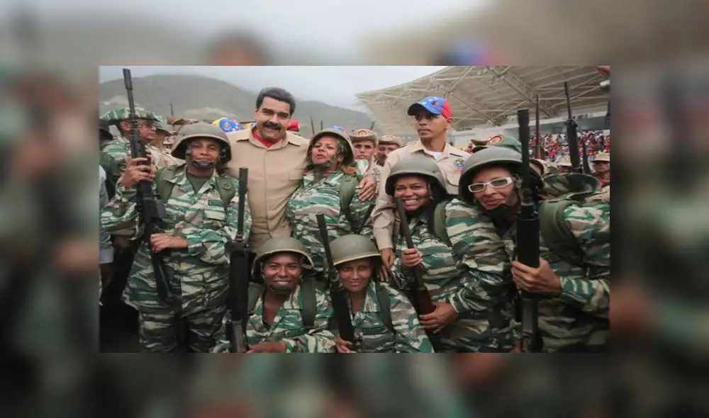 Maduro amenaza con utilizar milicias para defenderse de "plan macabro" de Trump