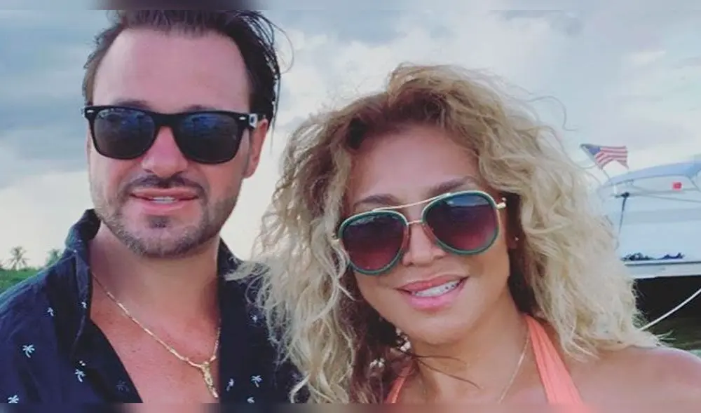 Cristian Suárez y Adriana Amiel se casaron   Foto: Instagram