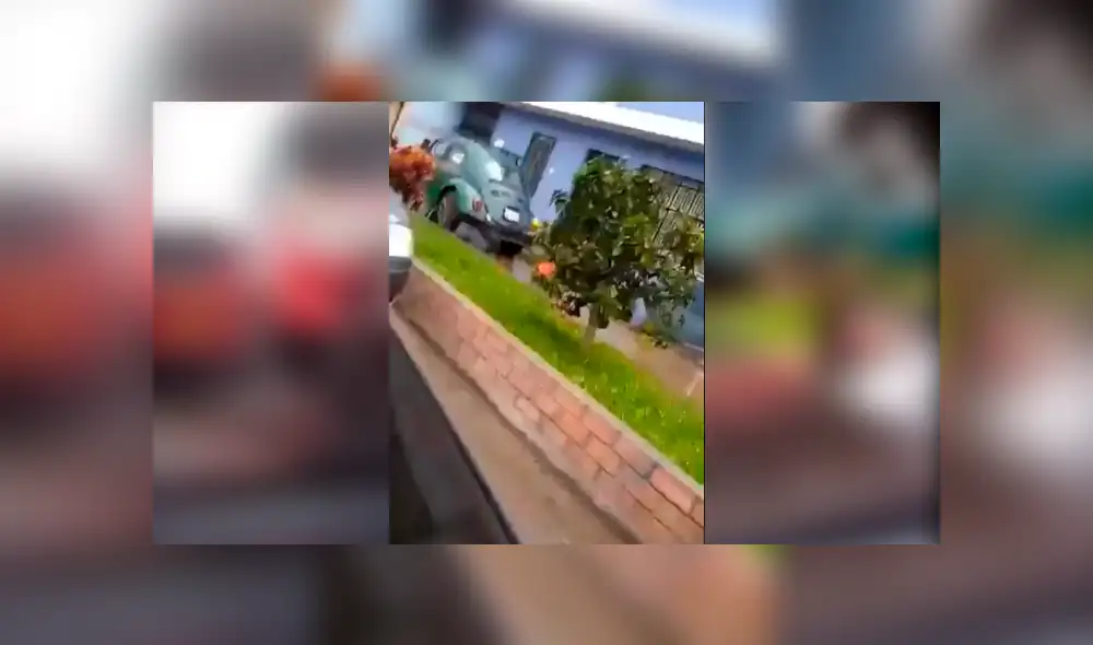 Indignación por peruano que condujo su auto sobre la vereda para evitar el tráfico [VIDEO]