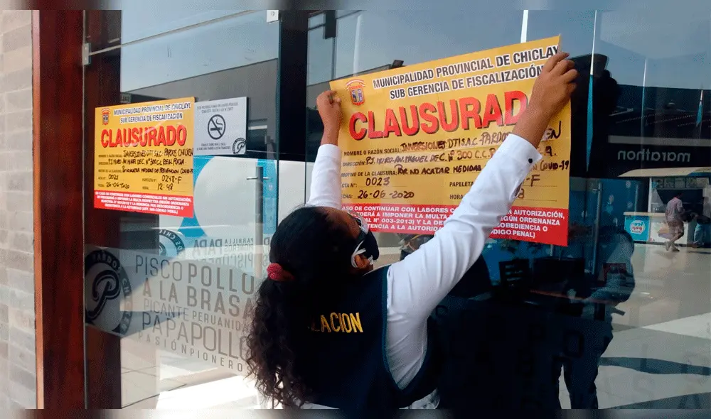 Fiscalía y Municipalidad de Chiclayo intervinieron esta tarde tiendas de Real Plaza.