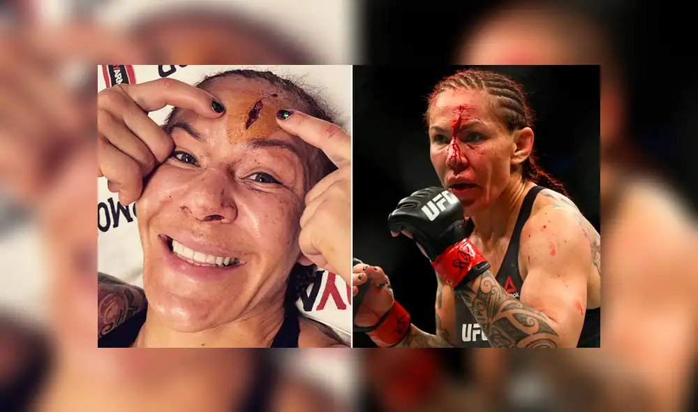 Cris Cyborg le ganó a Felicia Spencer en un duelo de UFC, pero sufrió un impactante corte en la frente.