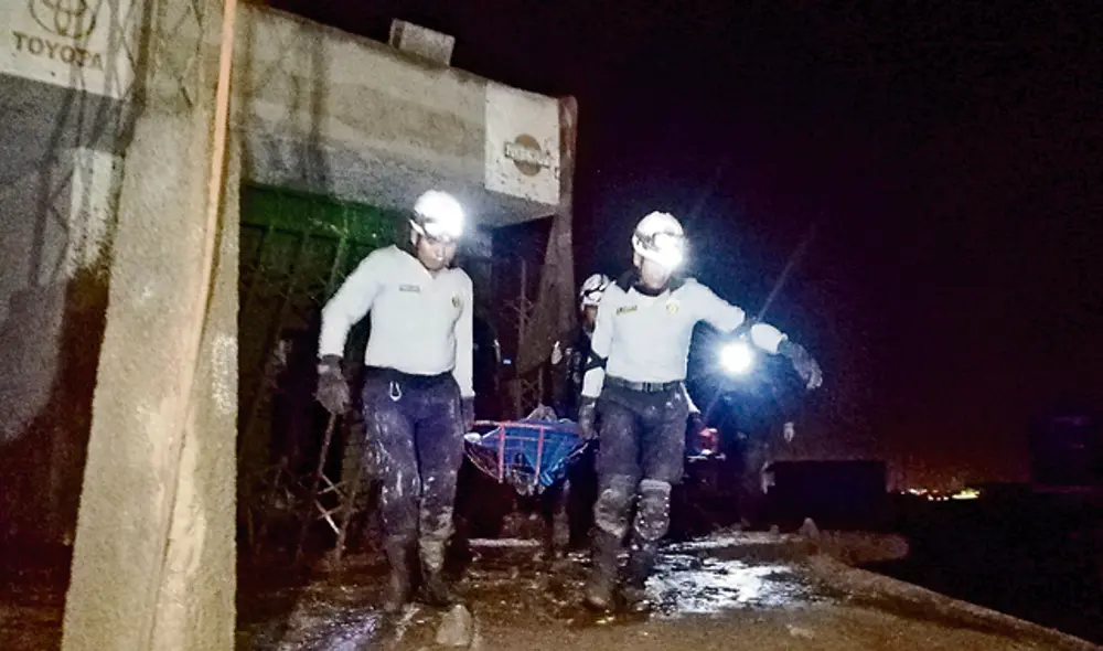 Fallecidos. En la madrugada se hallaron los cuerpos.