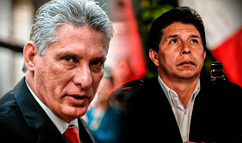 Miguel Díaz-Canel sostuvo que la oligarquía fue contra la voluntad popular, que “había elegido a su Gobierno (de Castillo) de acuerdo con el ordenamiento legal peruano”. Foto: composición Gerson Cardoso/La República/AFP Miguel Díaz-Canel sostuvo que la oligarquía fue contra la voluntad popular, que “había elegido a su Gobierno (de Castillo) de acuerdo con el ordenamiento legal peruano”. Foto: composición Gerson Cardoso/La República/AFP