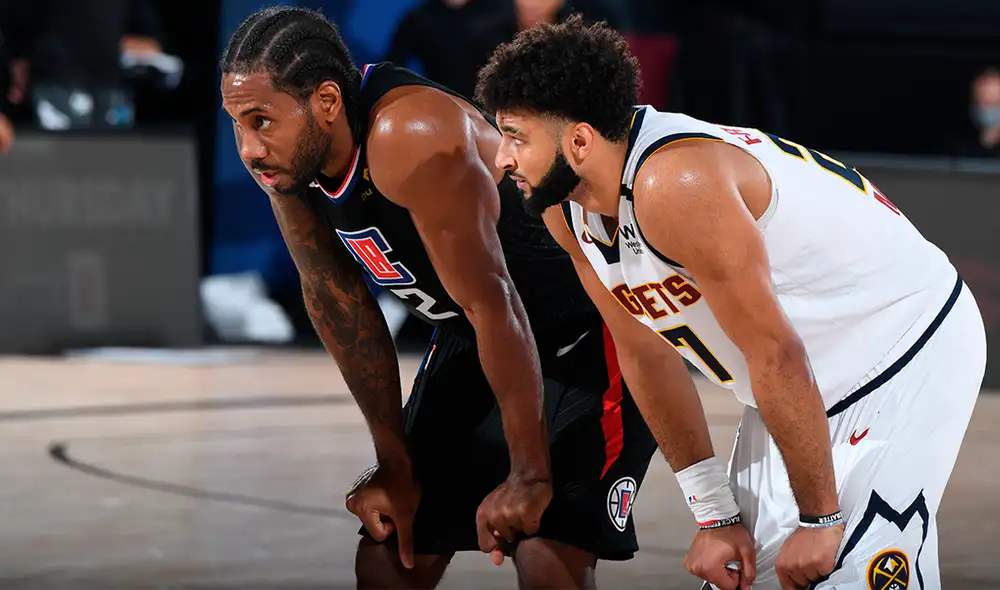 Clippers vs Nuggets EN VIVO por el Game 7 de los NBA Playoffs 2020. Foto: AFP