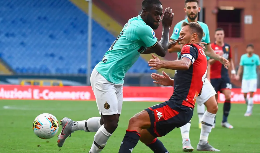 Inter vs. Genoa por la Serie A. Foto: Inter de Milan