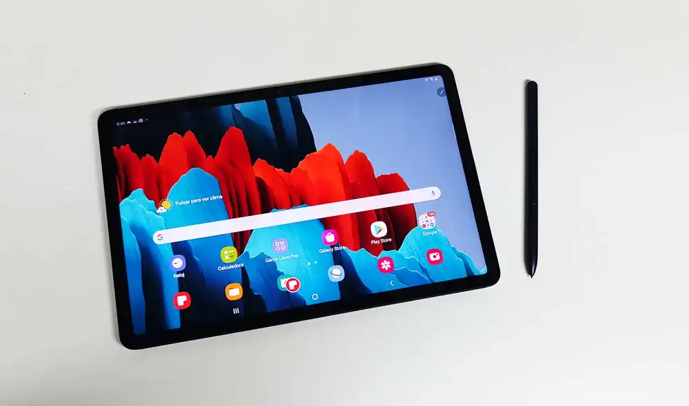 El Galaxy Tab S7 está provisto del S Pen, un lápiz óptico con una latencia de 9ms. Foto: Daniel Robles
