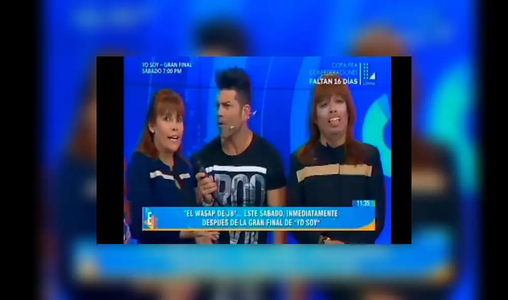 Magaly Medina reveló cuál fue su expresión cuando vio a su ‘doble’, 'Mascaly', en la TV [VIDEO]