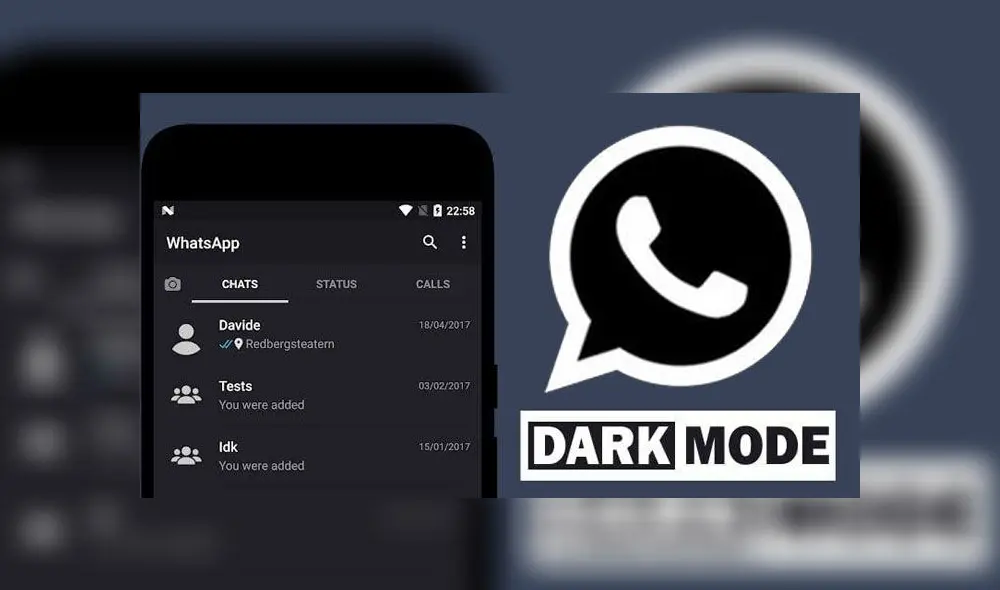 Cada vez falta menos para la llegada del 'modo oscuro' en WhatsApp, tanto en Android como en iOS.