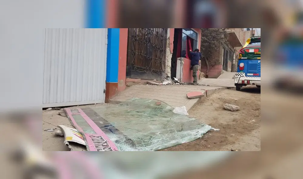 SJL choque vivienda accidente de tránsito SJL choque vivienda accidente de tránsito