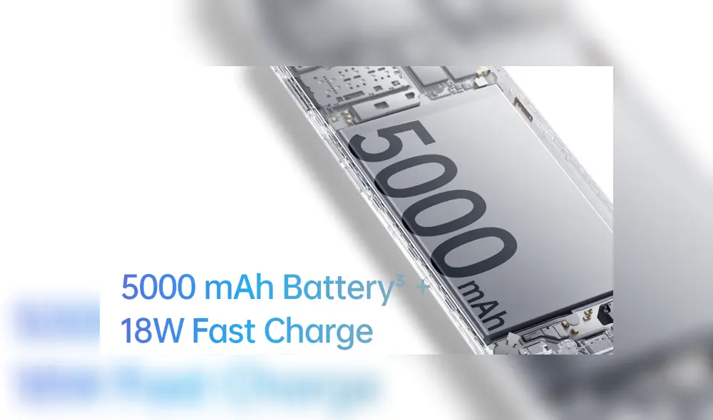 Batería de 5.000 mAh.